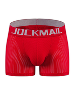 Sponge Cushion Mesh Buttock Boxer Briefs