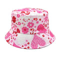 Outdoor Sun Protection Sun Floral Double-sided Bucket Hat