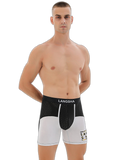 Men's Anti-Chafing Sports Boxer Briefs with Spacious Pouch
