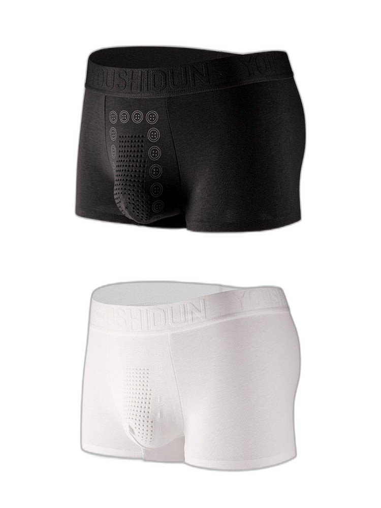 2-pack Men's Negative Ion Massage Boxer Briefs