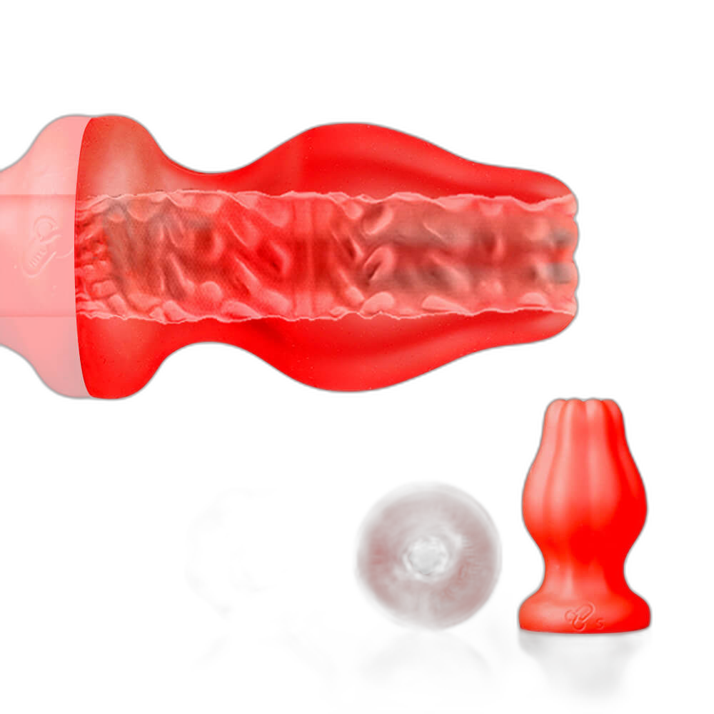 Abyss - Hollow Anal Plug & Textured Stroker