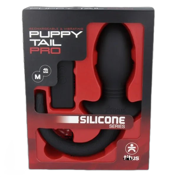 Titus Silicone Remote Controlled Vibrating Tail  Plug