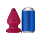 Red Drop - Soft Silicone Anal Plug - 6 Sizes