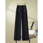 Straight-leg Wide-leg Pants For Autumn And Summer