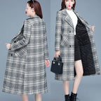 New Mid-length Slim Temperament Fashion Style Children's Woolen Coat