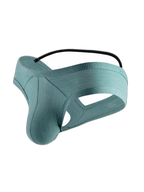 2 Pack Men's Low Rise Back Hollow 3D U-convex Large Pouch T-Back Briefs