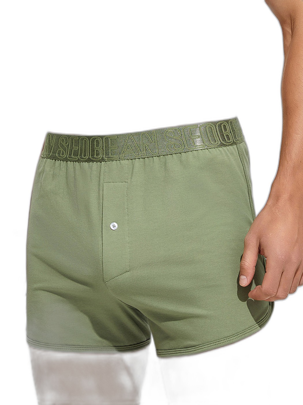 Men’s Knitted Boxers With Button Fly
