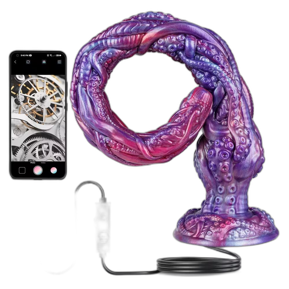Hella - 19.8 Inch Endoscopic Camera Tentacle Anal Plug - Long Anal Toy