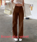 Spice Girl Style High Waist Slim Jeans Bell Bottoms