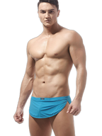 Men's Sexy Side Split  Boxers With Support Pouch
