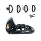 PushTech Chastity Cage With 4 Ring Sizes