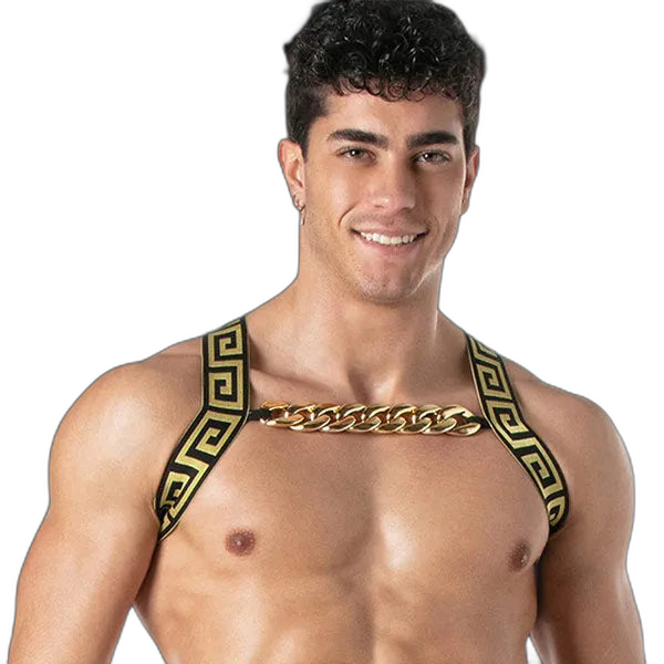 Leader Invictus Harness | Black Gold