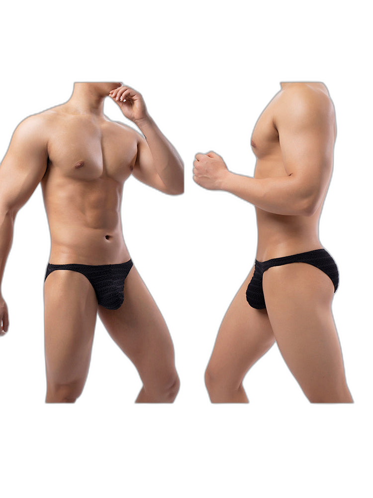 3-pack Men's Low-rise Sexy Mesh Lace Briefs