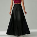 Elegant Black Commuter Skirt For Women