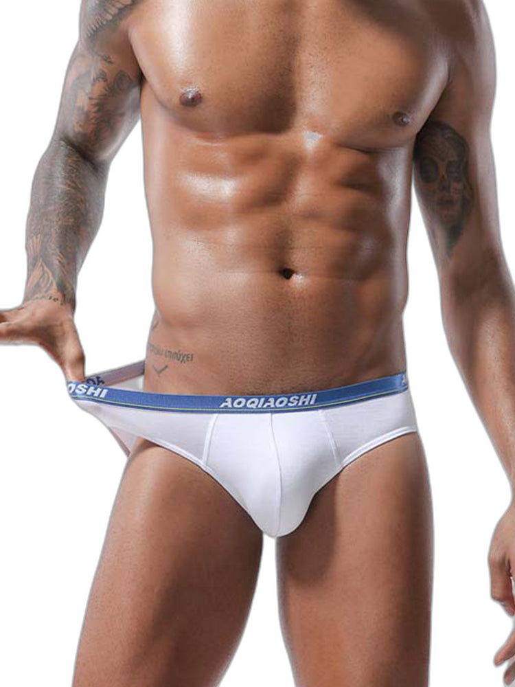 4 Pack Men’s Stylish 3D U Convex Pouch Briefs
