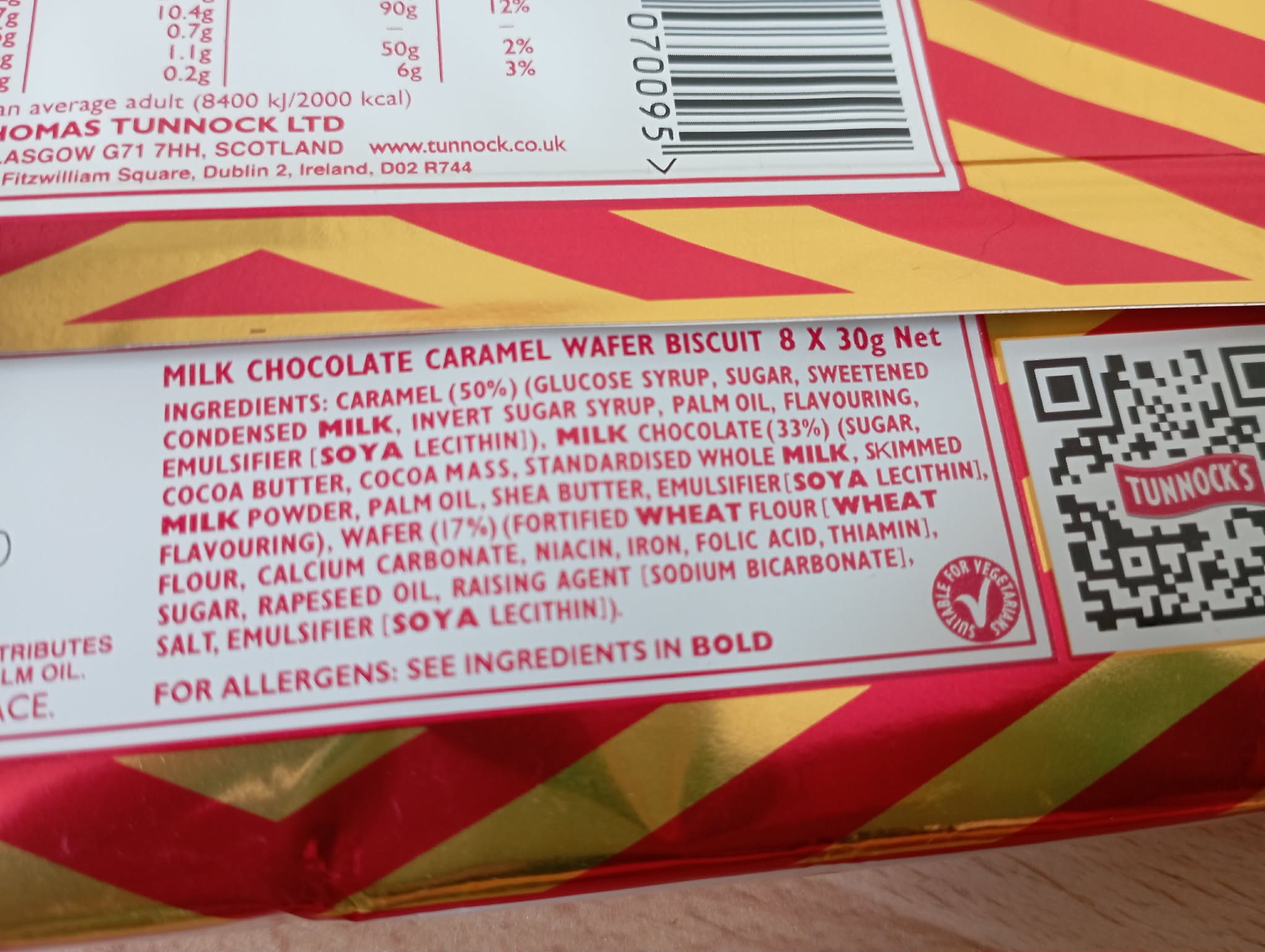 SCOTTISH TUNNOCKS WAFER & LOG SELECTION