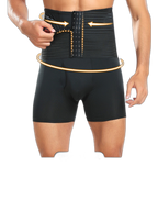 Men's Tummy Control Boxer Briefs with Open Fly