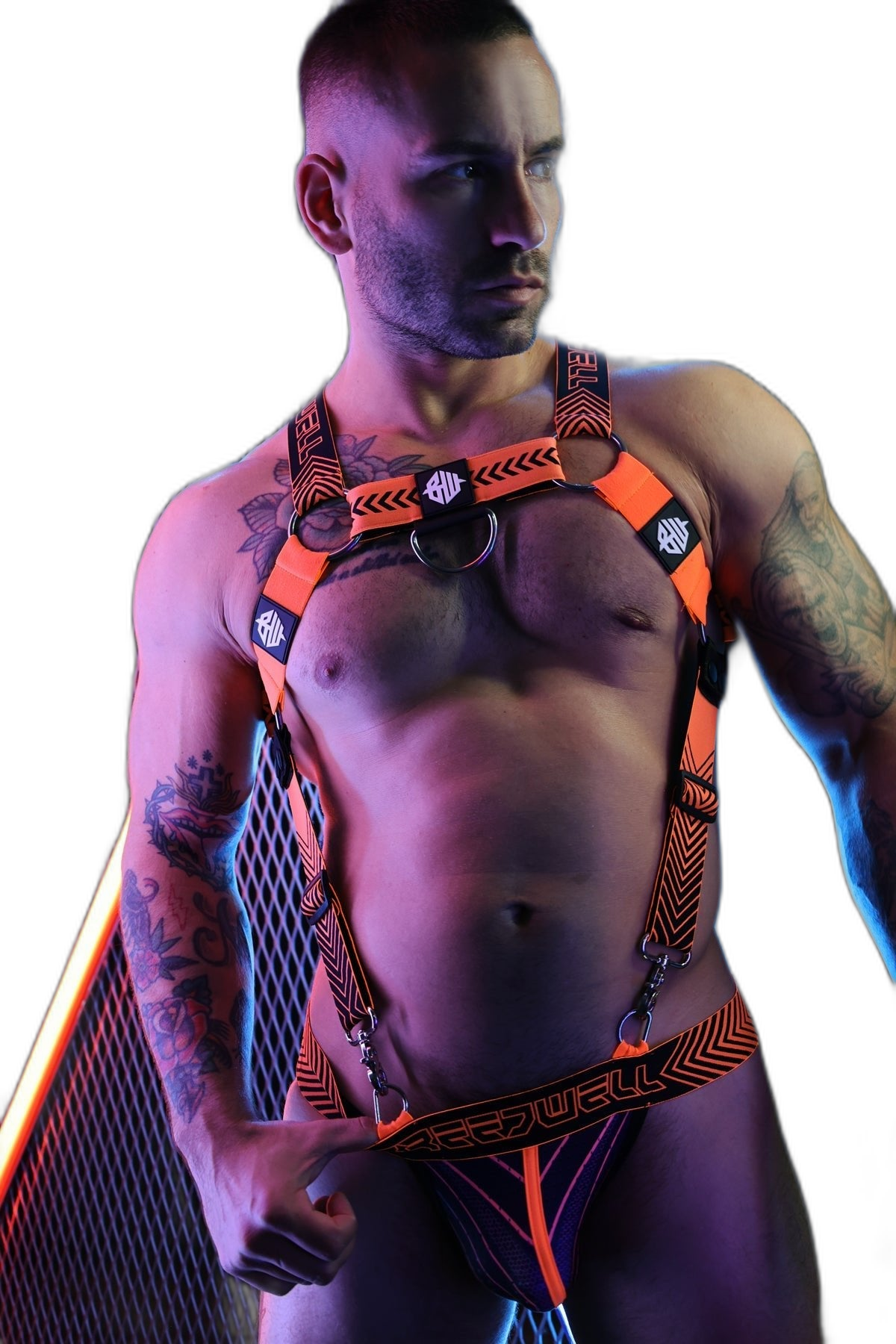 Breedwell Futura Body Harness Neon Orange