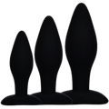 ruff GEAR Pure Silicone Butt Plug Anal Trainer Set