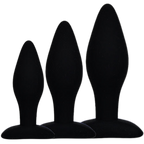ruff GEAR Pure Silicone Butt Plug Anal Trainer Set