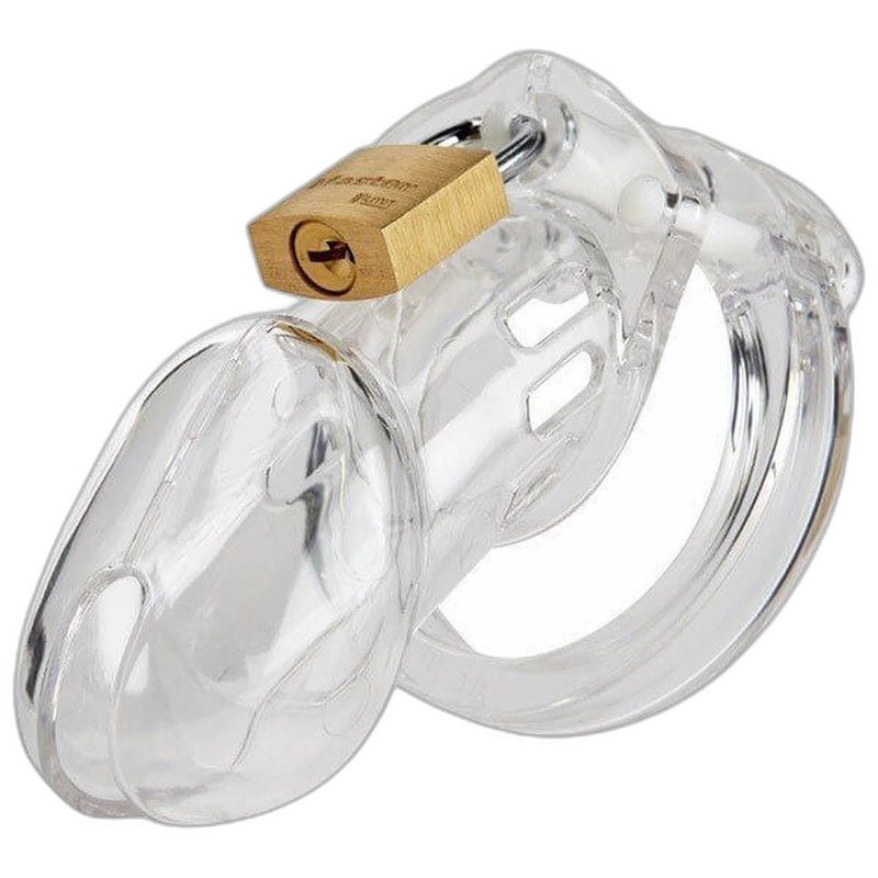 LOCK4D Original Chastity Cage L/XL Clear