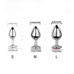 Jeweled Metal Butt Plug Set