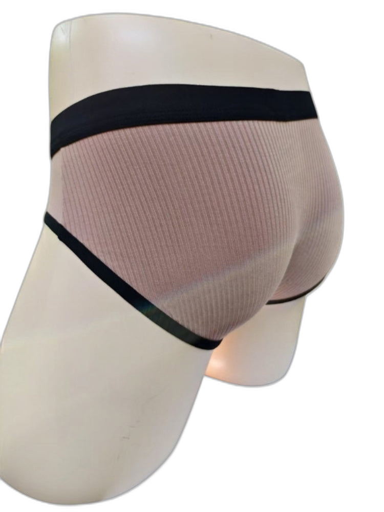 3 Pack Men's Seamless Comfort Large Supportive Pouch Sexy Low-Rise Briefs