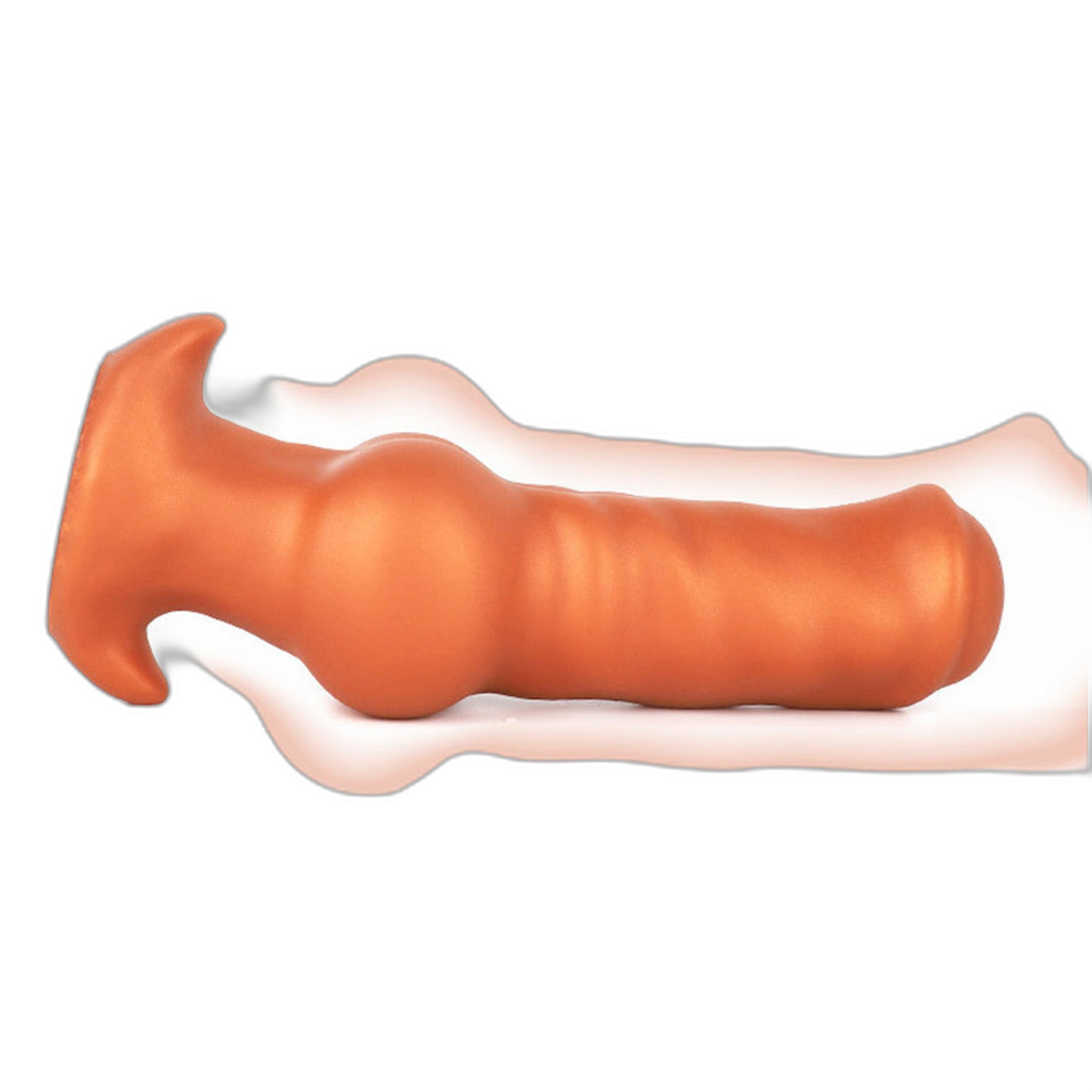 ELITE Liquid Silicone Canine Milker Plug 5.1 Inch Gold