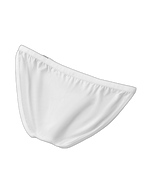 2 Pack Men's U-Shaped Pouch Low-Rise Metal-Clasp Thin Briefs