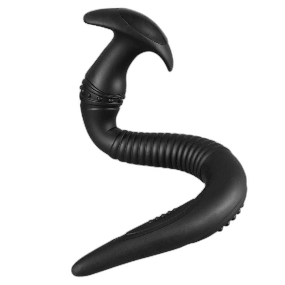 The Eel Anal Plug - Long Butt Plug - Ribbed Butt Plug
