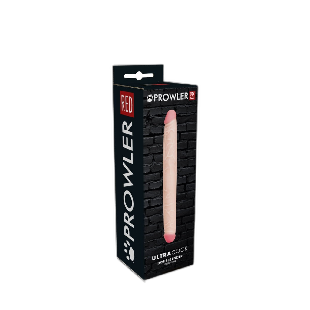 Prowler RED Ultra Cock Double Ended Dildo Pink 12 Inch