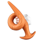 The Eel Anal Plug - Long Butt Plug - Ribbed Butt Plug