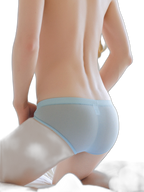2 Pack Men’s Striped Separate Pouch Thin Briefs