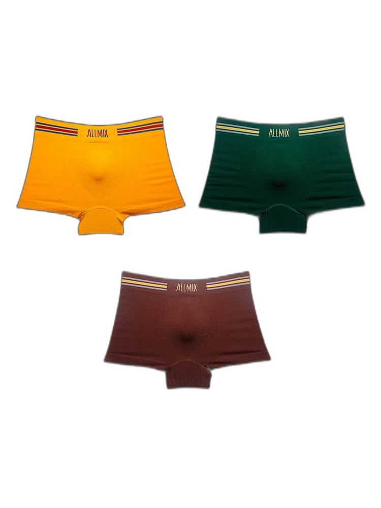 3 Pack Low Waist Boxers Briefs