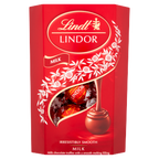 8 x Lindt Lindor Milk Chocolate Truffles Box Cornet - 200Gm