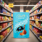 8 x Lindt Lindor Salted Caramel Truffles Box Cornet - 200Gm