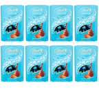8 x Lindt Lindor Salted Caramel Truffles Box Cornet - 200Gm