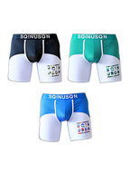 Men's Anti-Chafing Sports Boxer Briefs with Spacious Pouch