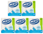 5 x Nicky Soft Touch Toilet Tissue 9 Rolls