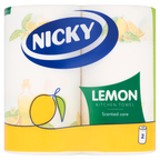 8 x Nicky Kitchen Roll Lemon 2 Roll