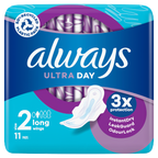 12 X Always Ultra Long Wings 11 PACK
