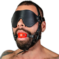 ruff GEAR Rein Harness with Breathable Ball Gag
