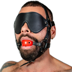 ruff GEAR Rein Harness with Breathable Ball Gag
