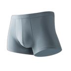 4Pcs Modal Pure Color Thin U Convex Boxer Briefs For Men