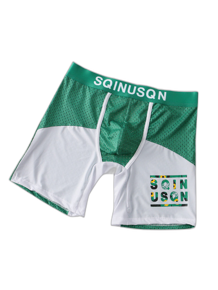 Men's Anti-Chafing Sports Boxer Briefs with Spacious Pouch