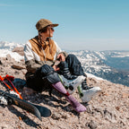 Ladies Over-the-Calf Lightweight Ski Snowboard Merino Cushioned Socks