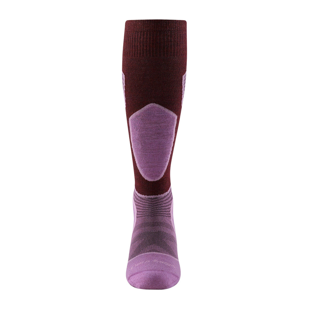 Ladies Over-the-Calf Lightweight Ski Snowboard Merino Cushioned Socks