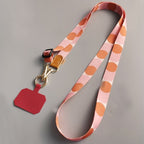 Mobile Phone Lanyard Crossbody Bag Solid Color Long Braces Detachable Multi-purpose Strap Rope