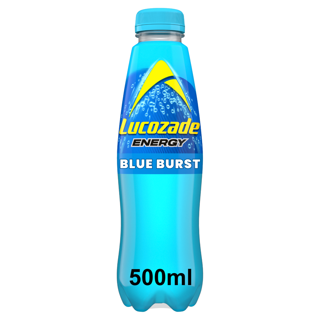 12 x Lucozade Energy Blue Burst - 500ML
