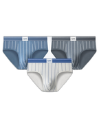 3 Pack Men’s Classic Striped Briefs